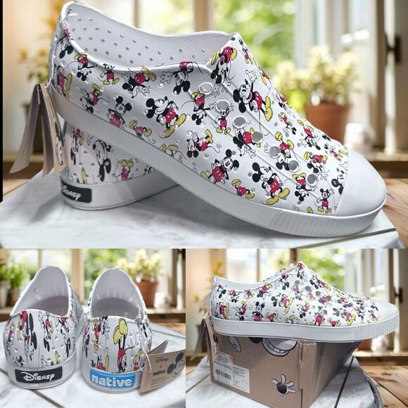 NWT Native X Disney Jefferson Mickey Mouse Water Shoes size Mens 11 Women’s 13 - Picture 12 of 12